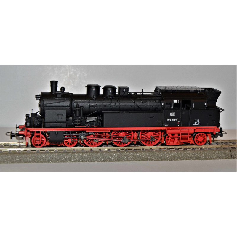PIKO steam locomotive 078.246-6 DB, digital + sound + smoke generator, 4th edition, H0