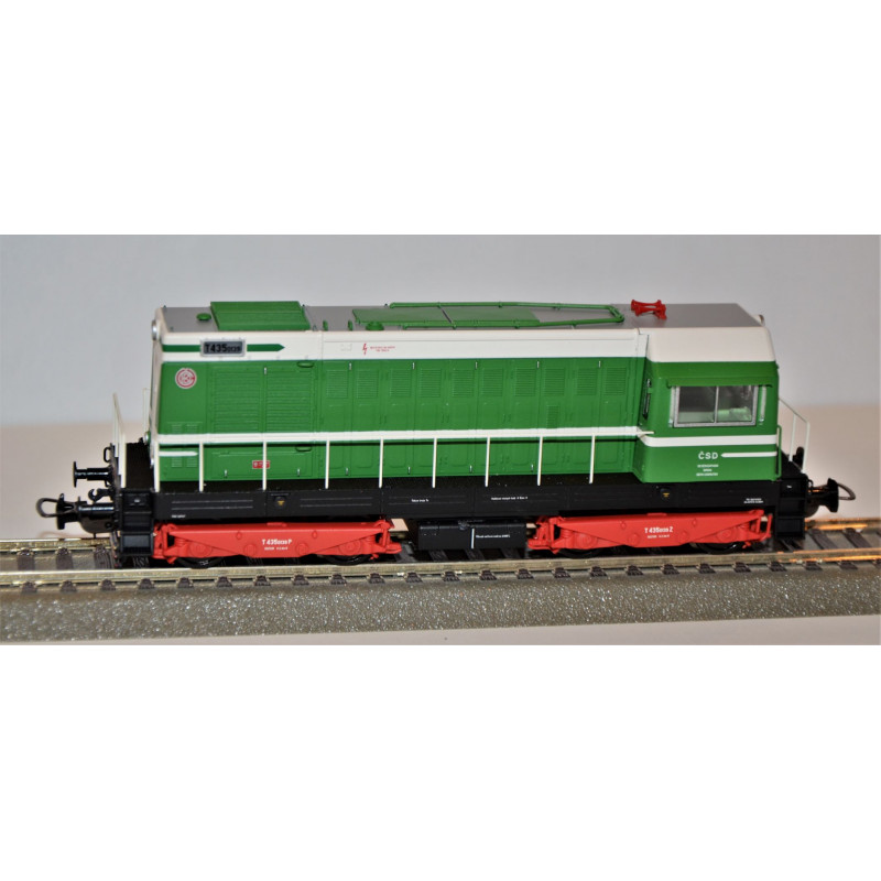 PIKO T435.0139 ČSD green diesel locomotive, 4th series, digital + sound, H0
