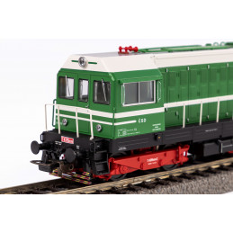 PIKO motorová lokomotiva T435.0139 ČSD zelený, 4.ep.,  digitál + zvuk  H0