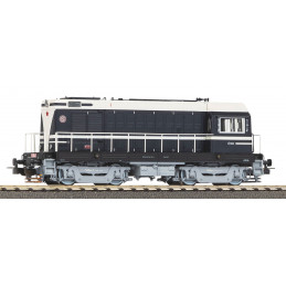 PIKO T435.057 ČSD blue (factory paint) diesel locomotive with Pennsylvania-type bogies, 3rd edition, analog H0