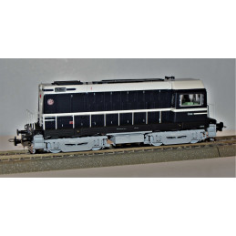 PIKO motorová lokomotiva T435.057 ČSD modrý (tovární nátěr) s podvozky pensylvánského typu, 3.ep.,  digitál + zvuk H0