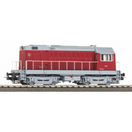 PIKO T435.0105 ČSD red diesel locomotive with Pennsylvania-type bogies, 4th edition, digital + sound  H0