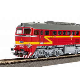 PIKO  781.328 ČD (ČSD) "Sergej" diesel locomotive, 4th edition, digital + sound  H0