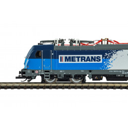 PIKO elektrická lokomotiva 388 TRAXX METRANS / ČD Cargo , 6.ep., analog  TT