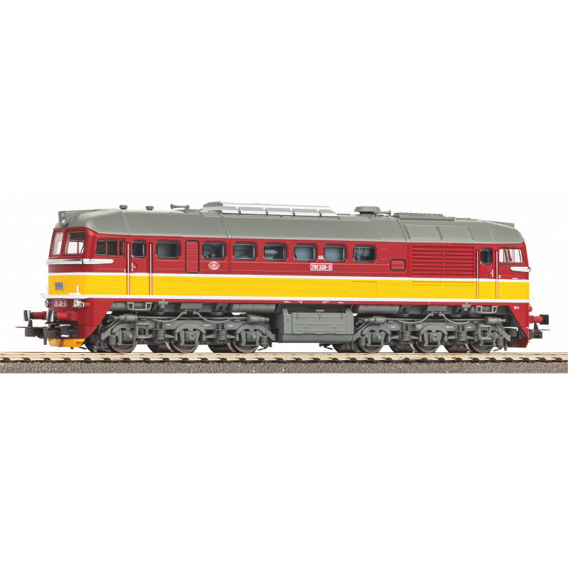 PIKO diesel locomotive 781.328 ČD (ČSD) "Sergej", 5th edition, digital + sound, H0