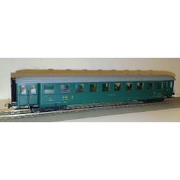 PIKO 4-axle passenger baggage car Balm 2 class ČSD green "Plzeňská dráha" H0