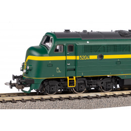 PIKO motor locomotive Serie 52 SNCB "NOHAB", 4th edition, digital + sound H0