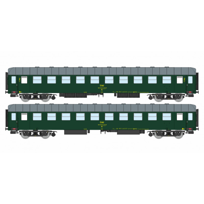IGRAMODEL 4-axle passenger car Bp ČSD Plzeň / Zdice 1, IV. ep.  H0