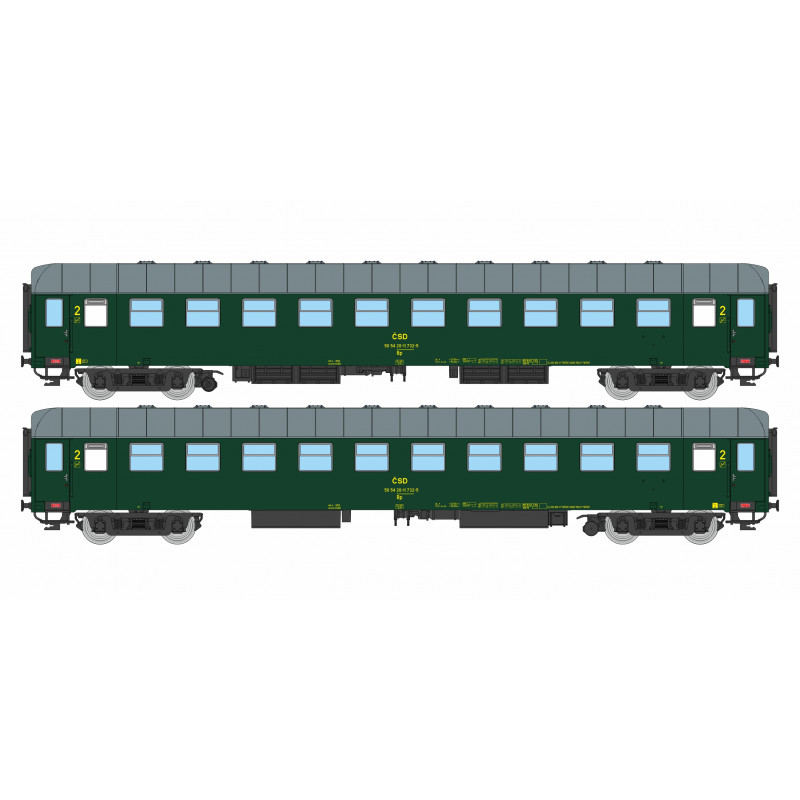 IGRAMODEL 4-axle passenger car Bp ČSD Plzeň / Zdice 1, IV. ep.  TT