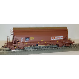 ALBERT MODELL 4-axle dump car Tanpps ERMEWA, ep.VI, brown, car no.: 0559 084-5 H0