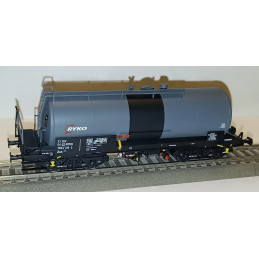 ALBERT MODELL 4-axle boiler car Zas CZ-RYKO gray-black, ep.VI., gray, car no.: 7854 130-3 H0