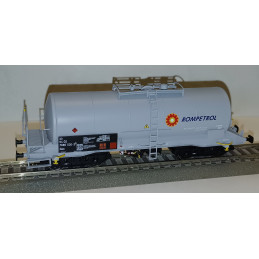 ALBERT MODELL 4-axle boiler car Zaes ČD "ROMPETROL" gray, ep.VI., gray, car no.: 7880 530-2  H0