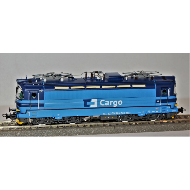 PIKO electric locomotive 240 ČD Cargo "Laminátka" analog, Plux22 interface   H0