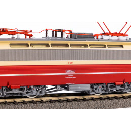 PIKO electric locomotive S499.1019 ČSD "Laminátka", 4th series, analog, Plux22 interface   H0
