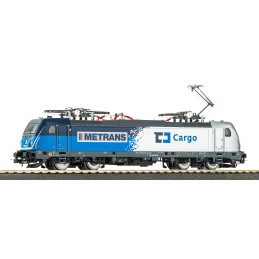 PIKO Electric Locomotive 388.015-0 TRAXX ČD Cargo - METRANS, analog H0