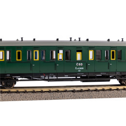 PIKO 4-axle trophy passenger club car Ca 4-5626 ČSD 3rd class with brakeman's cab, 3rd edition  H0