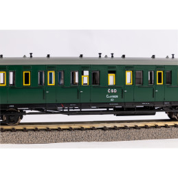 PIKO 4-axle trophy passenger club car Ca 4-5626 ČSD 3rd class with brakeman's cab, 3rd edition  H0