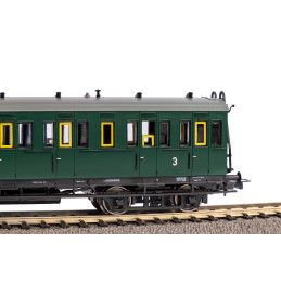 PIKO 4-axle trophy passenger club car Ca 4-5626 ČSD 3rd class with brakeman's cab, 3rd edition  H0