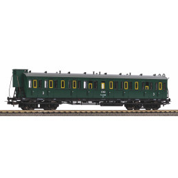 PIKO 4-axle trophy passenger club car Ca 4-5626 ČSD 3rd class with brakeman's cab, 3rd edition  H0