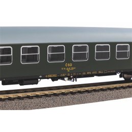 PIKO 4-axle passenger car type "Y" Ba 2nd class ČSD, 4th series  H0