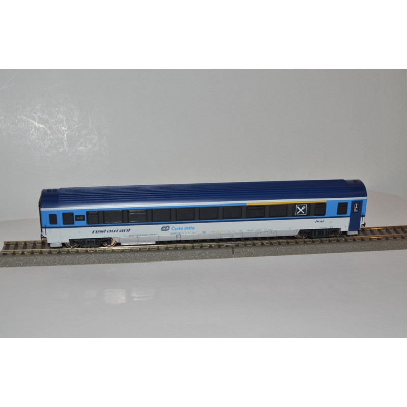 PIKO HOBBY 4nápr. jídelní vůz IC 2.třídy Railjet ČD, 6.ep., délka vozu 1:100  H0