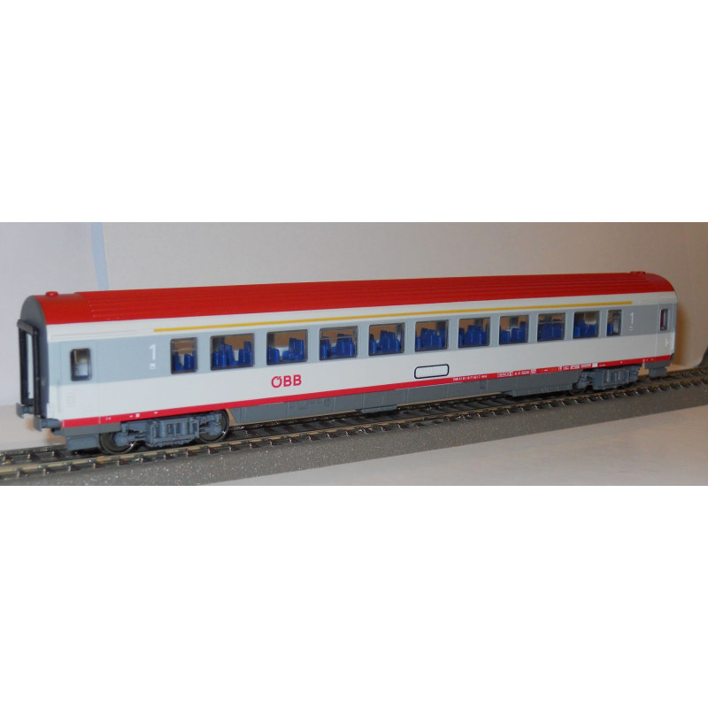 PIKO HOBBY  osobní vůz IC/EC Amz 1.třídy OBB, 5.ep., zkrácená délka modelu 1:100 H0