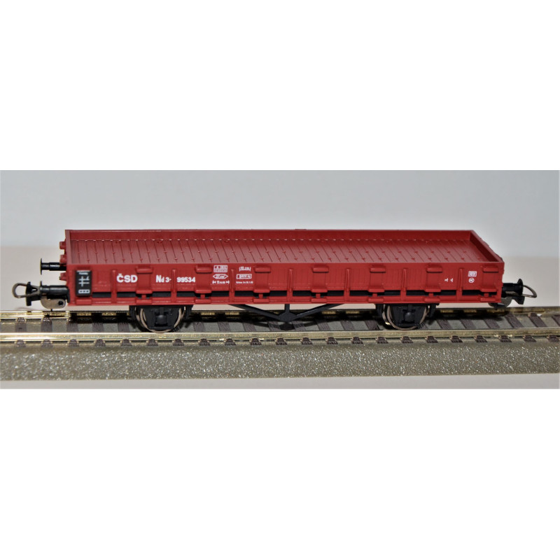 PIKO 2nd class flat car Nd ČSD, 3rd series H0