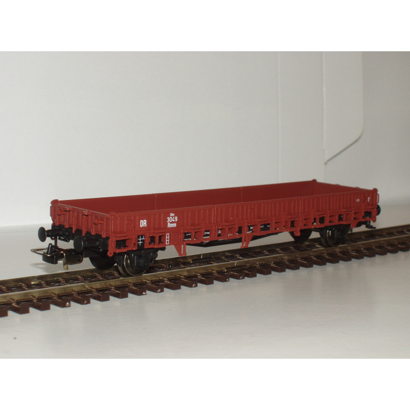 PIKO low-sided freight car with stanchions Rmm DR, 3rd edition  H0