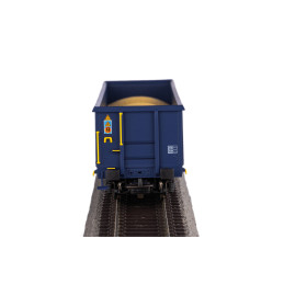 PIKO set of 2 open Eaos AXbenet wagons with sand load, 6th edition. H0