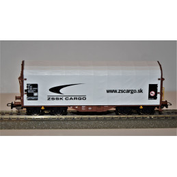 PIKO set of 2 pcs 4-axle covered wagon Shimmns ZSSK CARGO, 6th edition H0