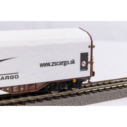 PIKO set of 2 pcs 4-axle covered wagon Shimmns ZSSK CARGO, 6th edition H0