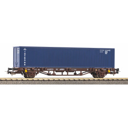PIKO  2-axle container wagon Lgns ČD + 40' container "INTRANS", 5th edition  H0