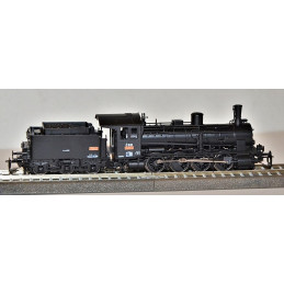 PIKO steam locomotive 413.073 ČSD, 3rd series, black chassis, analog TT