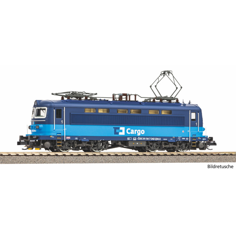 PIKO  electric locomotive series 242 ČD Cargo "Plecháč" analog    TT