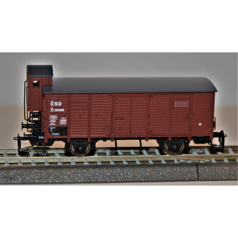 PIKO  2nd class covered wagon from CSD with brakeman's cab, 3rd edition  TT