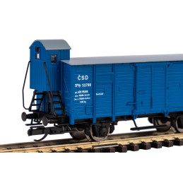 PIKO 2nd class covered wagon G02 SPVp ČSD "sorted by AŽD PRAHA," 3rd edition. TT