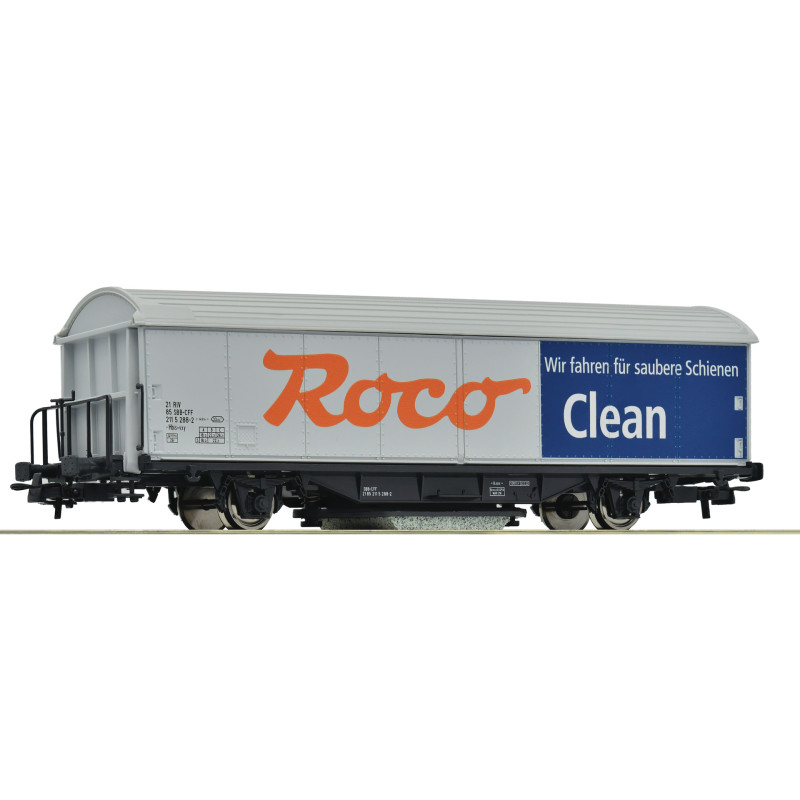 ROCO 46400 čistící vůz ROCO CLEAN   H0
