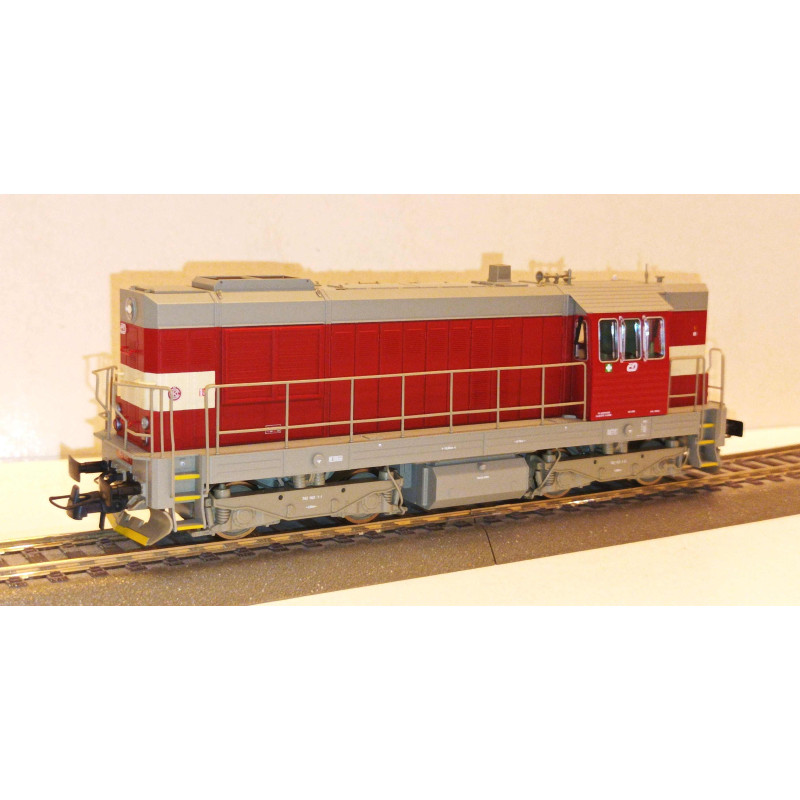 ROCO motor locomotive 742.162 ČD "Kocour, Bangle", 5th series, analog   H0