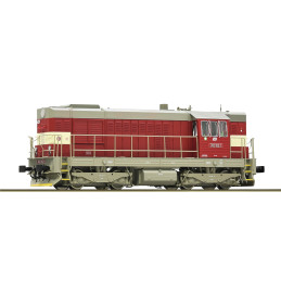 ROCO motor locomotive 742.162 ČD "Kocour, Bangle", 5th series, analog   H0