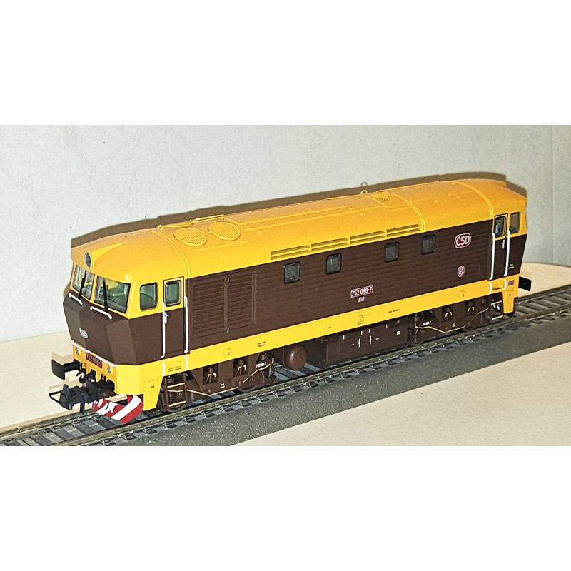 ROCO motor locomotive 752.068 ČSD "Zamračená, Bardotka", 4th-5th series, 3rd production series, analog H0