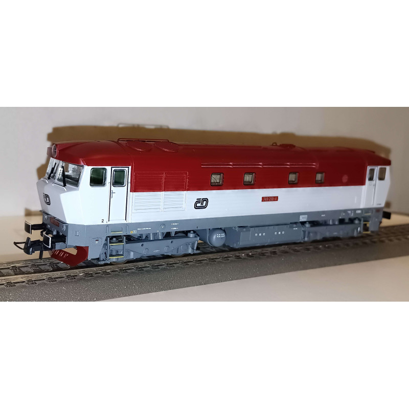 ROCO  mot. lokomotiva 749.218-4 ČD "Zamračená, Bardotka", 5.ep., analog   H0