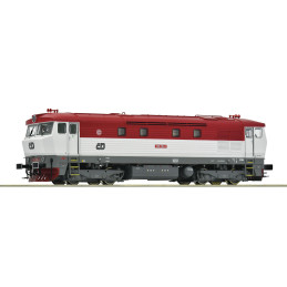 ROCO mot. lokomotiva 749.218-4 ČD "Zamračená, Bardotka", 5.ep., digitál + zvuk   H0