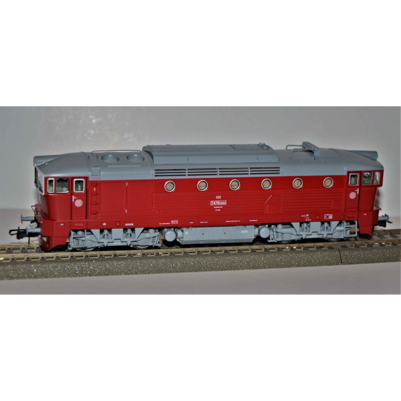 ROCO T478.3089 "Brejlovec, Dvoukomíňák" locomotive, 4th edition, analog   H0