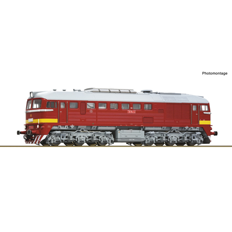 ROCO T679.1273 ČSD "Sergej" diesel locomotive, 4th series, digital + sound   H0