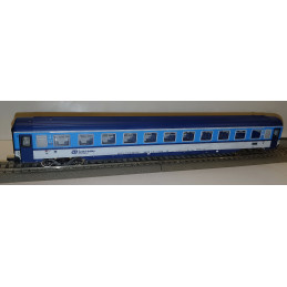 ROCO set of 2 EUROFIMA ČD 4-axle cars, "Najmrd" paint scheme, 2nd class, Bmz, 6th series, H0