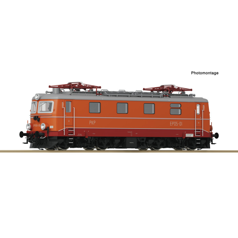 ROCO electric DC locomotive EP05-01, PKP, 4th generation, analog  H0