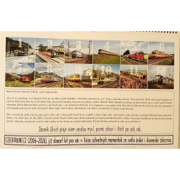 CZECH-SLOVAK RAILWAYS - modern traction for veterans 2026 (Ulrich), wall calendar, monthly