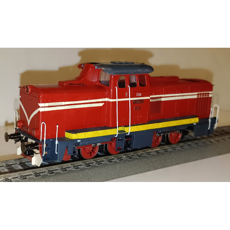 PRAGOMODEL Motorized rack locomotive T426.001 ČSD gray roof, without tail lights, 3rd edition, analog H0