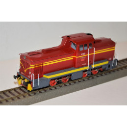 PRAGOMODEL Motorized rack locomotive T426.001 ČSD red roof, end lights 4th edition, analog H0
