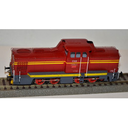 PRAGOMODEL Motorized rack locomotive T426.001 ČSD red roof, end lights 4th edition, analog H0